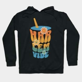 Harlem Vibe: A Cup of Bubble Tea with Flowers Hoodie